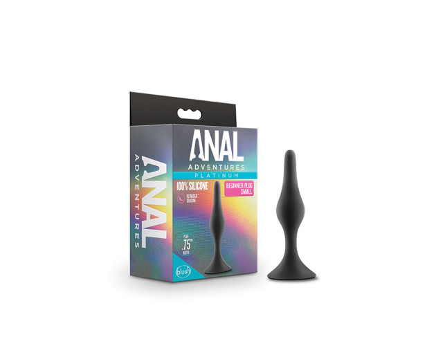 Anal Adventures Beginner Plug Small Blk