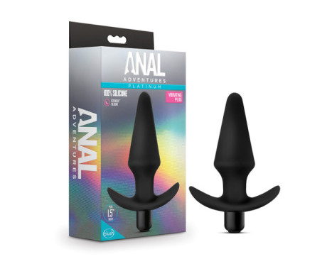 Anal Adventures Vibrating Plug Black