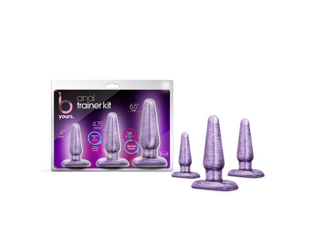 B Yours Anal Trainer Kit Purple Swirl