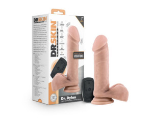 Dr. Skin Silicone Dr. Dylan 7.5in Vib Bg