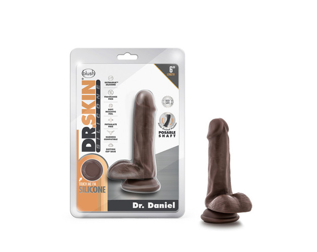 Dr. Skin Silicone Dr. Daniel 6in Brown