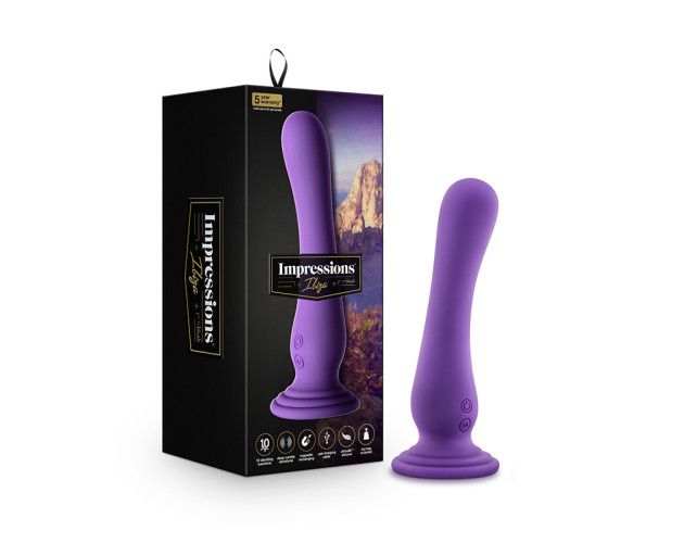 Impressions Ibiza 7.75in Vibr Dildo Plum