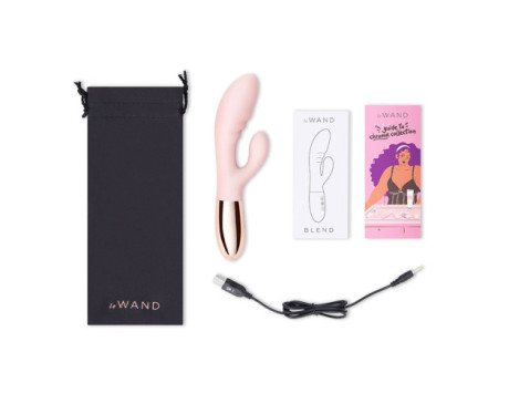 Le Wand Blend Rabbit Vibrator Rose Gold