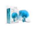 Nixie Metal Butt Plug W/Ombre Tail Bl Me