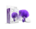 Nixie Metal Butt Plug W/Ombre Tail Pu Me