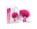 Nixie Metal Butt Plug W/Ombre Tail Pk Me