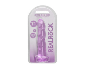 RealRock CC 7in Twist Dildo WSuction Pur