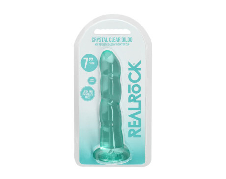 RealRock CC 7in Twist Dildo WSuction Tur