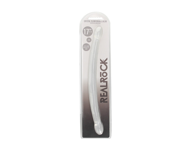 RealRock CC 17in Double Dildo Clear