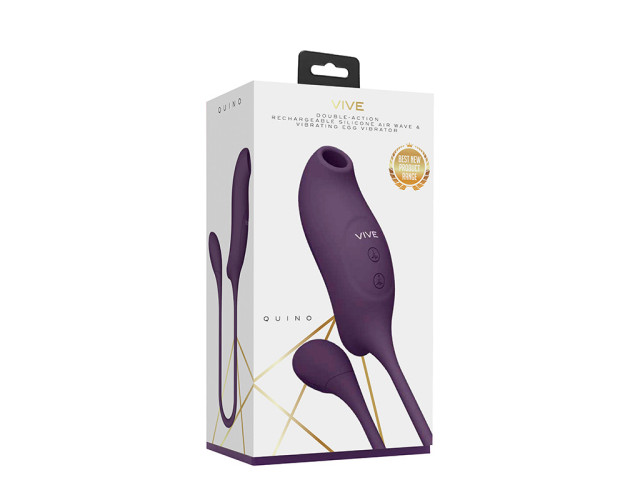 VIVE QUINO Air Wave Vibrating Egg Purple