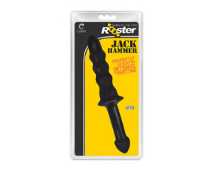 Rooster Jackhammer 10.5in Dildo Black