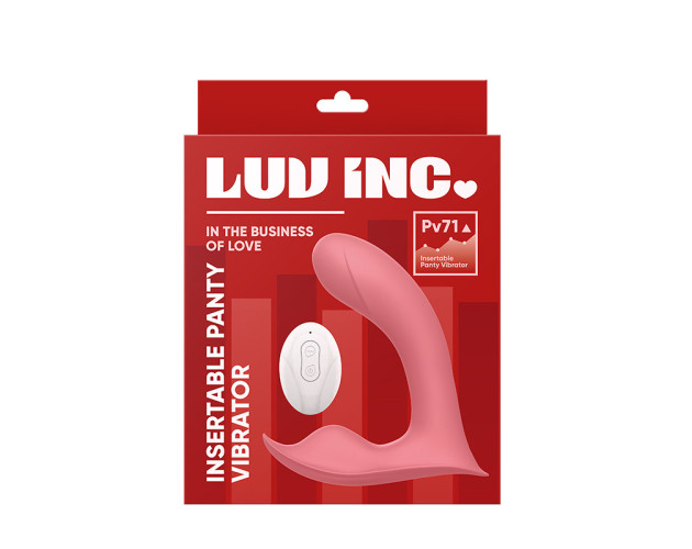 Luv Inc Pv71 Insertable Panty Vibr Coral