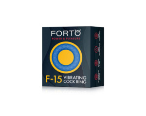 Forto F-15 Sili Vibrating Cockring Blue