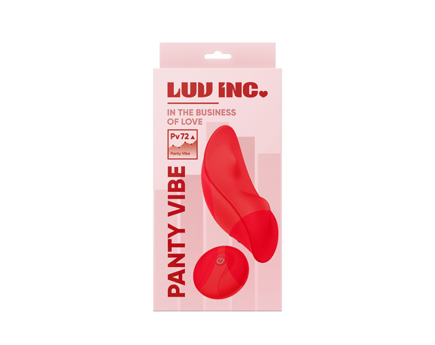 Luv Inc Pv72 Panty Vibe Red