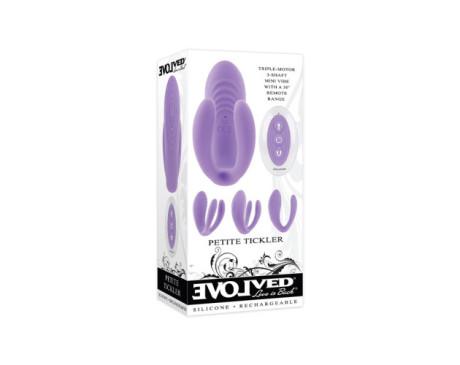 Evolved Petite Tickler Dual Stim Purplr