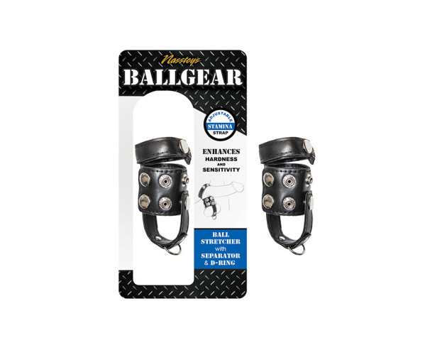 Ballgear Ball Stret W/Separator&DRing Bk