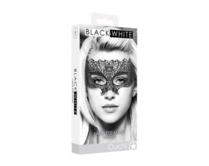 Ouch B&W Princess Lace Eye Mask Black