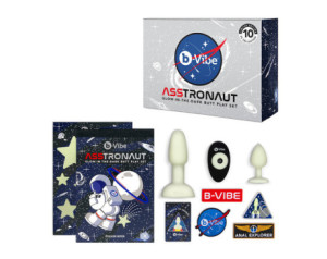 b-Vibe Asstronaut GITD Butt Play Set