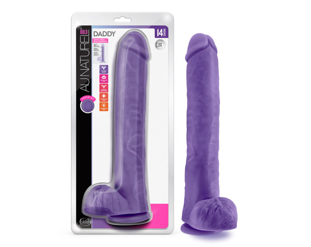 Au Naturel Bold Daddy 14in Purple