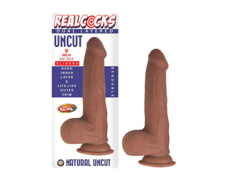 Realcocks Dual Uncut Slid Fat 9in Br