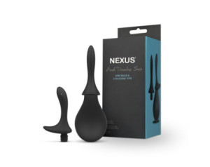 Nexus Anal Douche Set Silicone Black