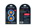 Forto F-81 Sili C&B Double Ring Lrg Blue