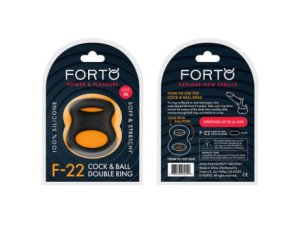 Forto F-22 Sili C&B D-Ring Medium Black