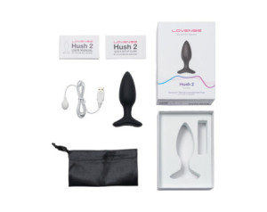 Lovense Hush 2 VibratingButtPlug S 1.5in