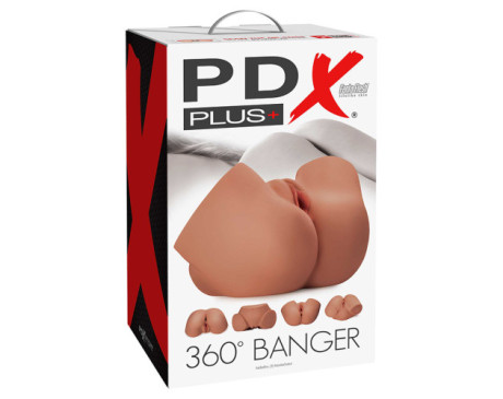 PDX Plus 360º Banger Masturbator Tan