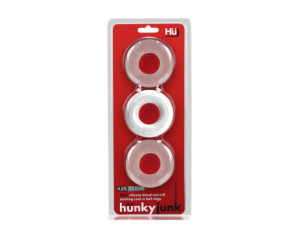 Hunkyjunk HUJ3 C-Ring 3-Pack White Ice