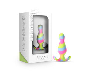 Avant Kaleido Silicone Anal Plug Lime