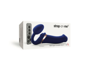 Strap-On-Me MultiOrgasmBendStrapOn Blu L