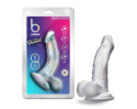 B Yours Diamond Sparkle 6in Dildo Clear