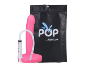 Tantus POP Slim Squirting Dildo Pink BAG