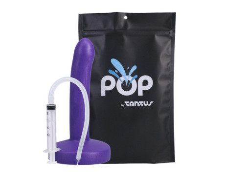 Tantus POP Slim Squirting Dildo Pur BAG