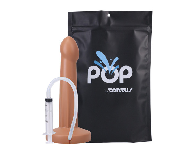 Tantus POP Squirting Dildo Tan BAG