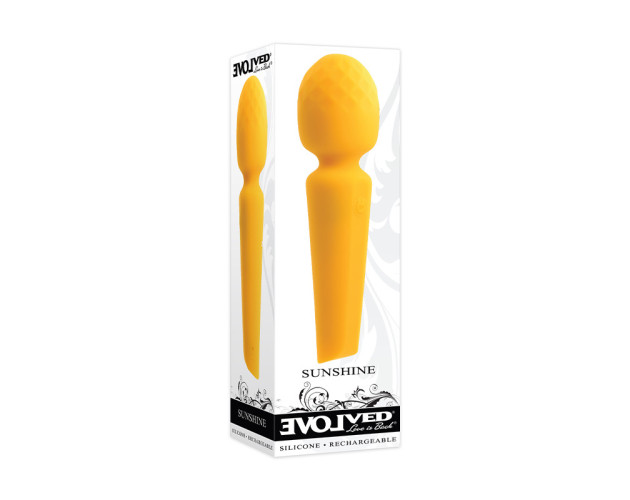 Evolved Sunshine Wand Vibrator Yellow