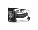 RealRock 7in VibrHollowStrapOnWBalls Blk