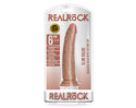 RealRock 6in Slim Dildo W/Suction Tan