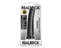 RealRock 7in Slim Dildo W/Suction Black