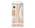 RealRock 10in Curved Dildo WSuction Beig