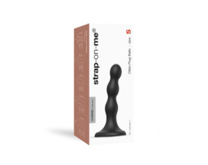 Strap-On-Me Hybrid DildoPlugBalls Blk S