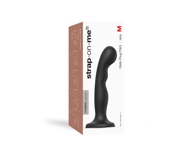 Strap-On-Me Hybrid Dildo Plug P&G Blk M