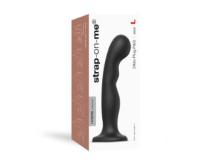 Strap-On-Me Hybrid Dildo Plug P&G Blk L