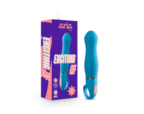 Aria Exciting AF Silicone Vibrator Blue