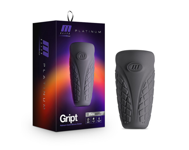 M Elite Platinum Gript Stroker Black