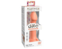 Dillio Platinum Big Hero 6in Dildo Peach