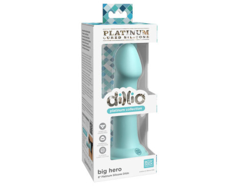 Dillio Platinum Big Hero 6in Dildo Teal