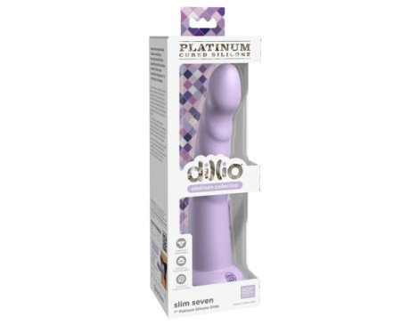 Dillio Platinum Slim Seven Dildo Purple