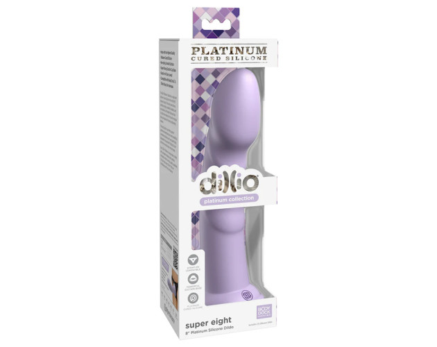 Dillio Platinum Super Eight Dildo Purple